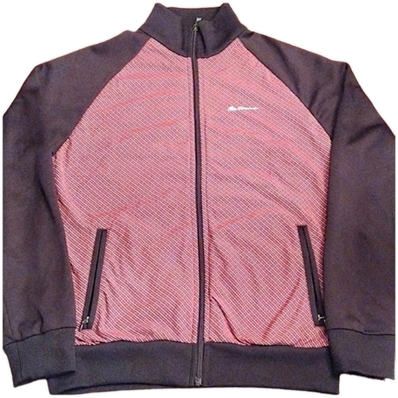 Ben Sherman Track Jacket, Brown with Red Plaid inset, Size Large, Men's - Picture 2 of 8